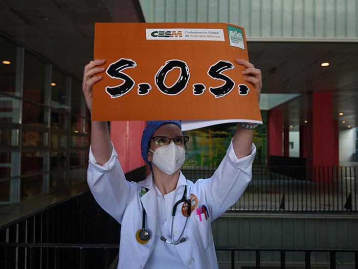 Huelga de médicos. Foto: A.S.