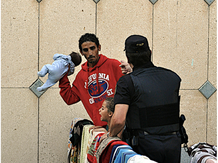 Uno de los momentos de mayor tensión aquel 23 de octubre de 2013 / Foto Fidel Raso