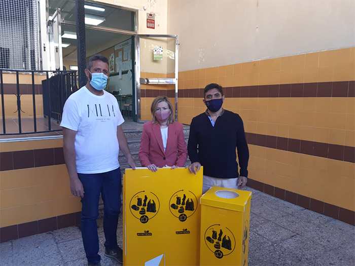 Conejo en una de las acciones de Medio Ambiente.