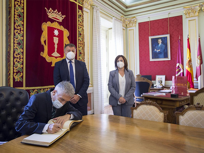 Marlaska participó en Cuenca en el encuentro de prisiones.