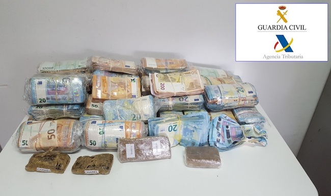 Decomiso de dinero y droga / Cedida