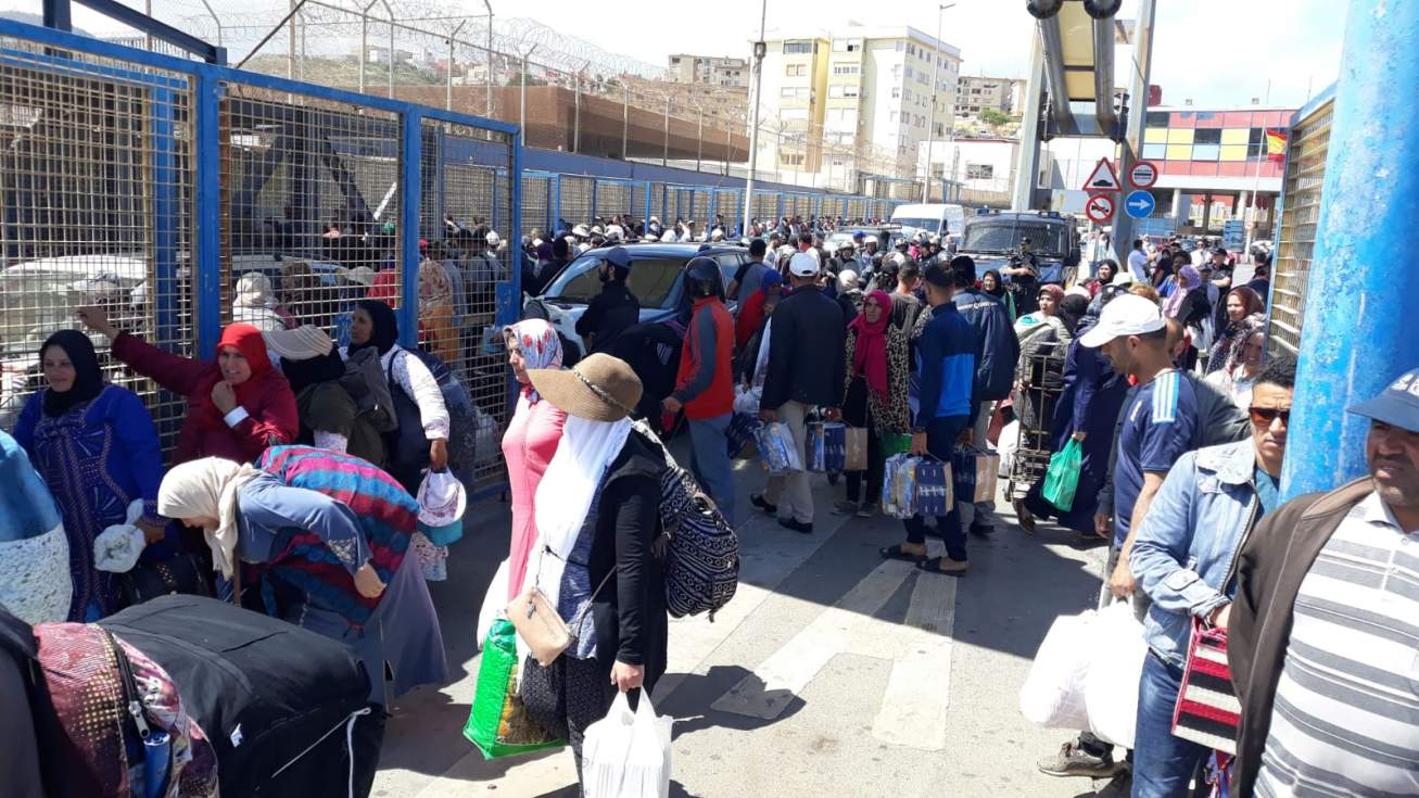 Una de las últimas avalanchas en la frontera