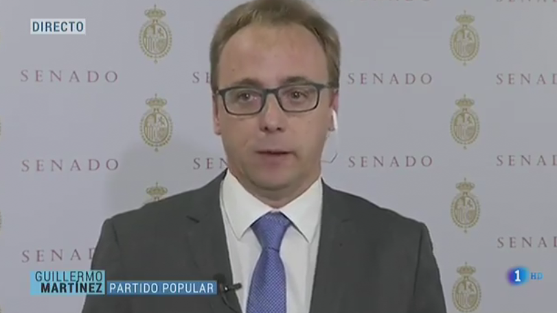 El senador ceutí durante la entrevista en 'Los Desayunos de TVE' (Reproducción)