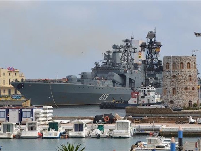 Imagen de uno de los últimos buques de la armada rusa que atracó en Ceuta / Archivo