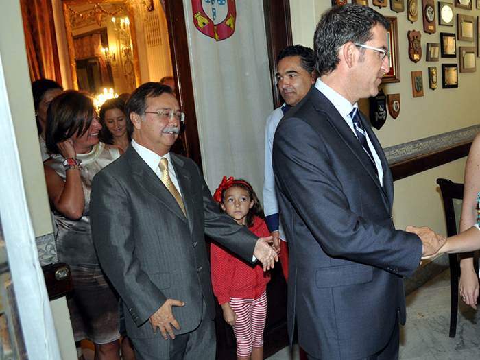 Feijóo durante su visita a Ceuta en 2011. Foto: Fidel Raso