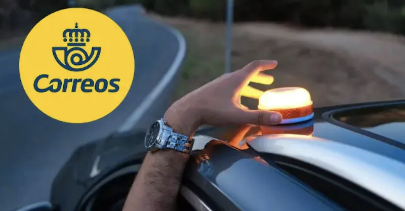 Correos comercializa las balizas V16 autorizadas por la DGT que serán obligatorias en enero de 2026