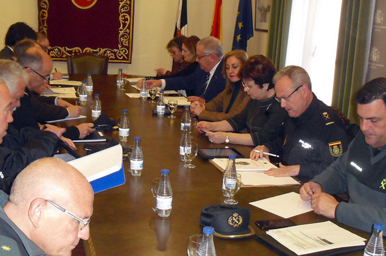 Imagen de una pasada Junta Local de Seguridad / Archivo