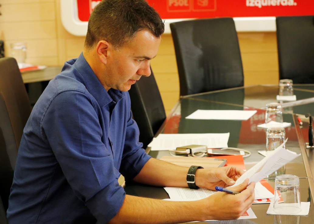 Héctor Gómez, secretario de Relaciones Internacionales del PSOE / Cedida