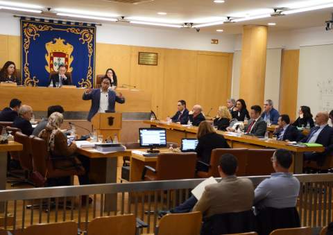 Mohamed Ali (Caballas) durante su intervención / Foto A.S.